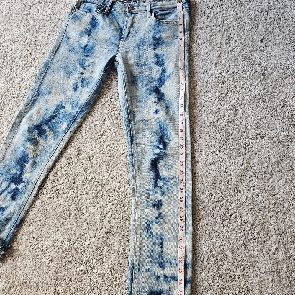 HOST PICK Pilcro The Slim Boyfriend Jeans Anthropologie Tie Die Fit like 27 - Picture 15 of 16